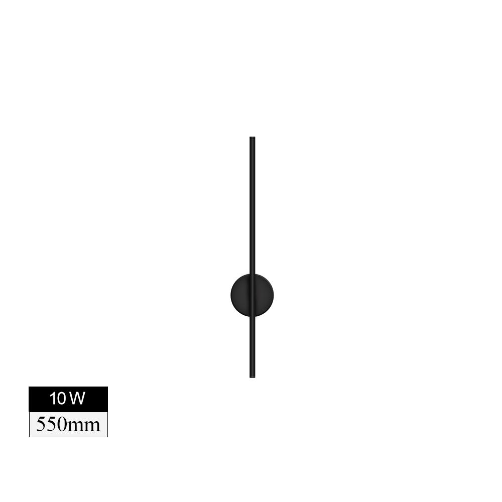 SEEDIQ Modern Led Wall Light Rotatable Black White Silver Wall Lamp AC85-265V Wall Sconce Light 100 120cm Long Wall Light
