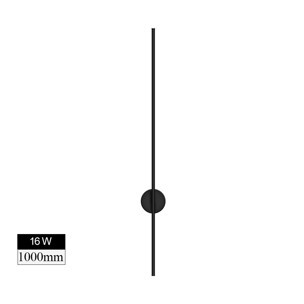 SEEDIQ Modern Led Wall Light Rotatable Black White Silver Wall Lamp AC85-265V Wall Sconce Light 100 120cm Long Wall Light