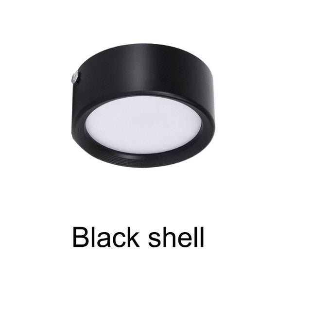 Ultra thin Round Surface Mounted LED Downlights 3W 5W 7W 9W 12W 20W Mounted Panel Ceiling Lamps Spot Light Home Decoration 220V