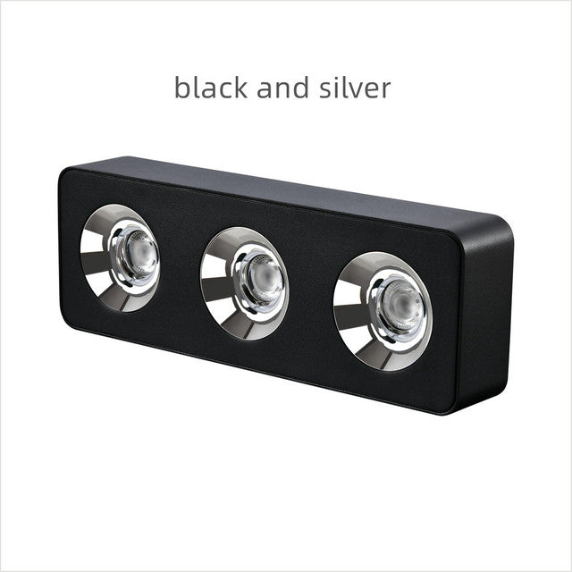 Ultra-thin surface mounted three-head spotlight led ceiling multi-head downlight home bedroom living room kitchen 27W 36W 45W