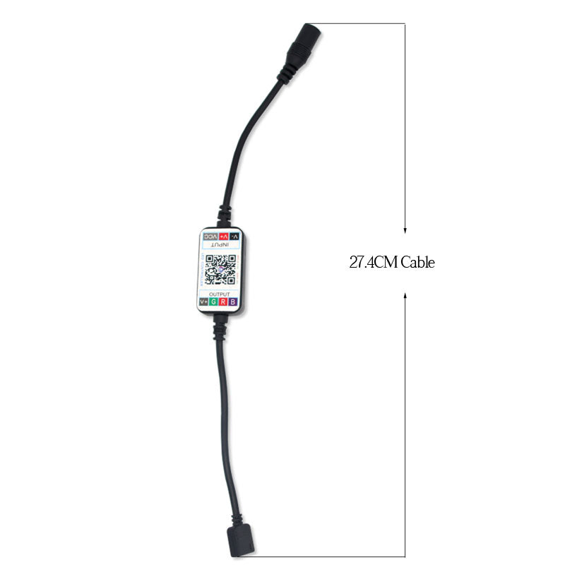 DC 12V 24V RGB Led Controller APP Bluetooth RGB Music Controller For Led Strip Light 5050 4 Pin Mini RGB Controller 5V-24V