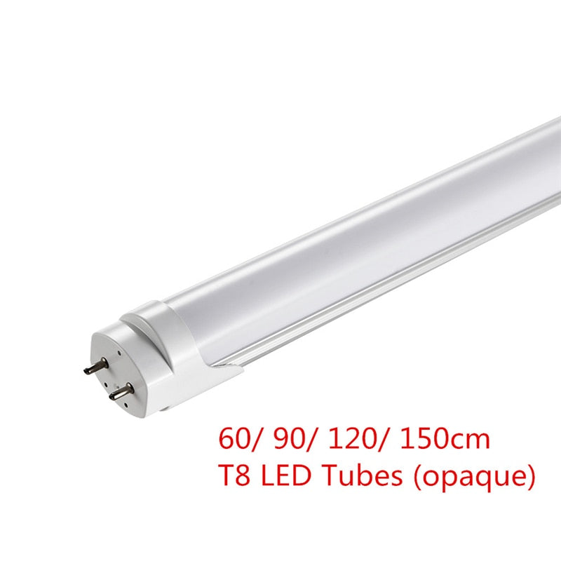 4Pcs T8 LED Tubes Light 60/90/120/150cm Smd2835 Led Fluorescent Tube Explosion Proof Panel Lights Indoor Office Ceiling Lamp