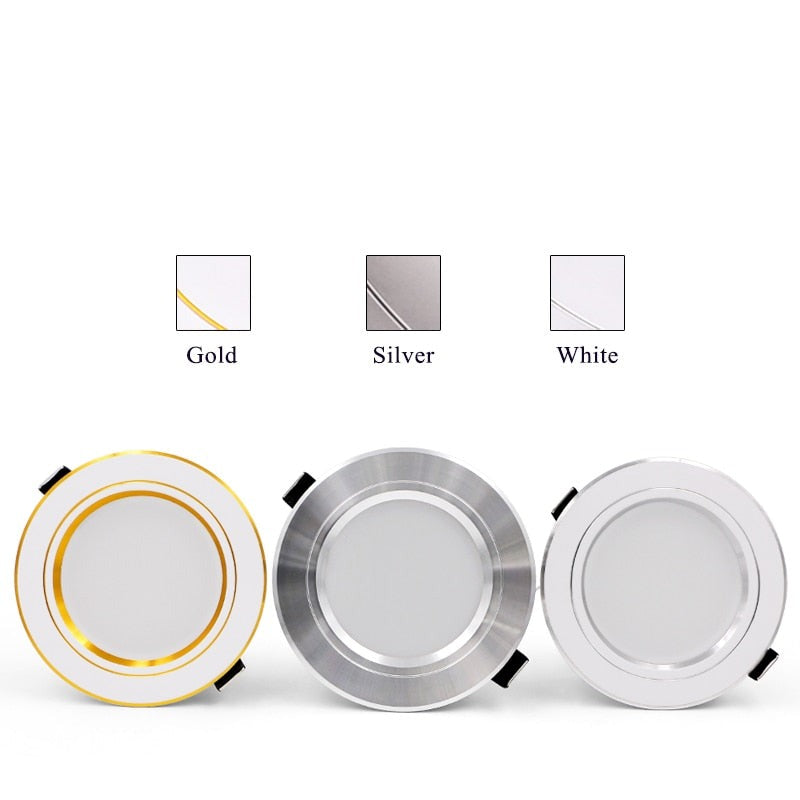 LED Downlight Ceiling 5W 9W 12W 15W 18W Warm white/cold white led light AC 220V 230V 240V