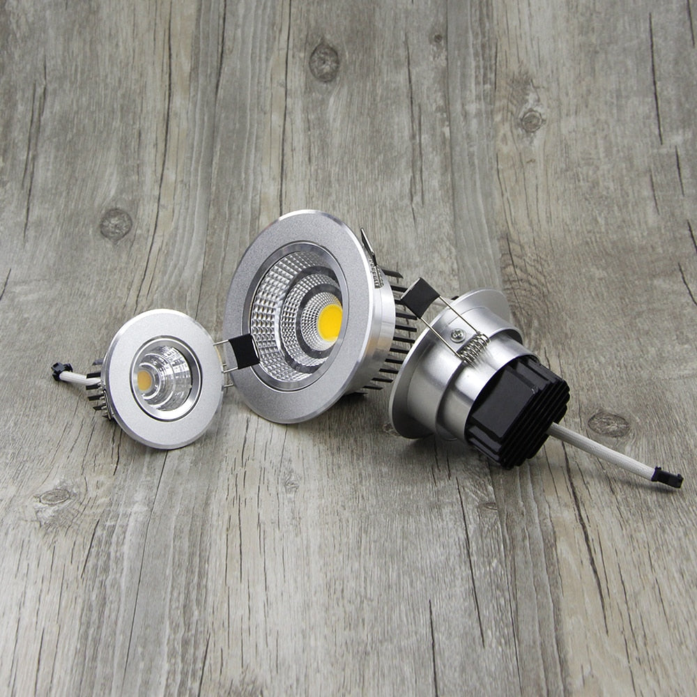 Dimmable LED Downlight COB Ceiling Spot Lighting 6W 9W 12W 15W Led Bulb Bedroom Kitchen Indoor ceiling recessed Lights