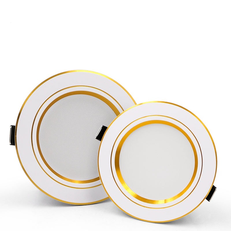 LED Downlight Ceiling silvery 5W 9W 12W 15W 18W Warm white/cold white led light AC 220V 230V 240V