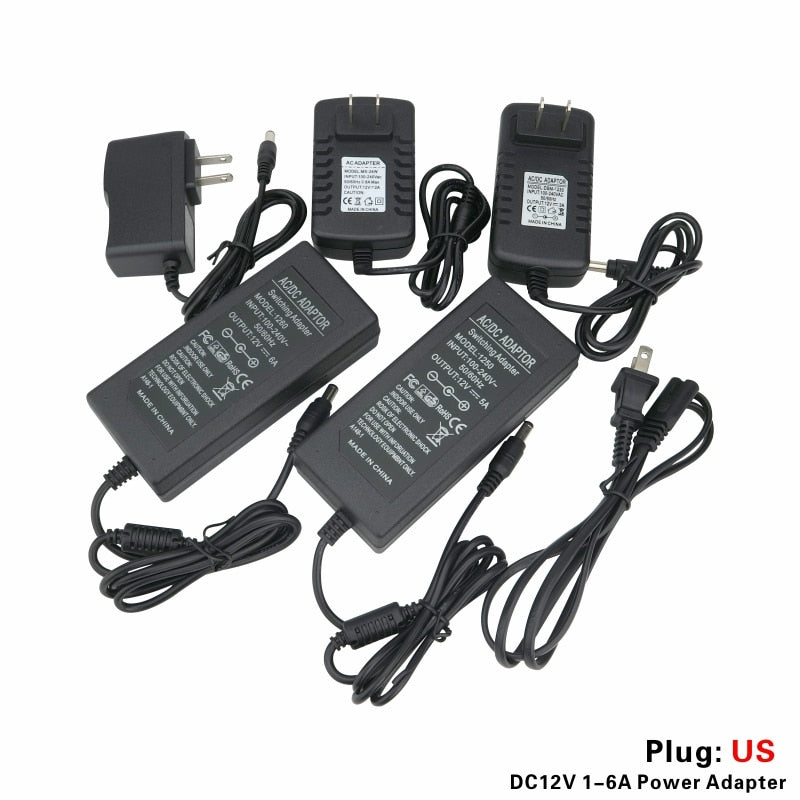 12V Power Supply DC12V Unit 1A 2A 3A 5A 6A Transformer AC 110V 220V 220 V to DC 12 Volts 12 V LED Driver for LED Strip