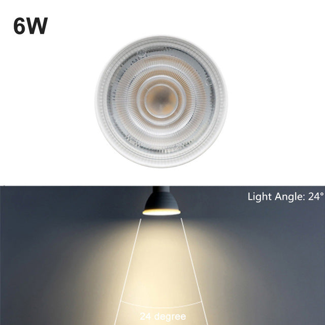 LED Lamp Cup E27 E14 MR16 GU10 Bulb Light Lampada LED Spotlight 48 LEDs 2835 Chip SMD Bombillas LED Lighting Corn Bulbs 6W