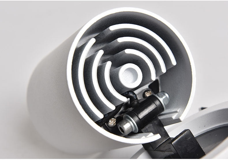 NEW LED spotlights embedded ceiling light living room simple Nordic Adjust up down left and right 7W 12W COB downlight