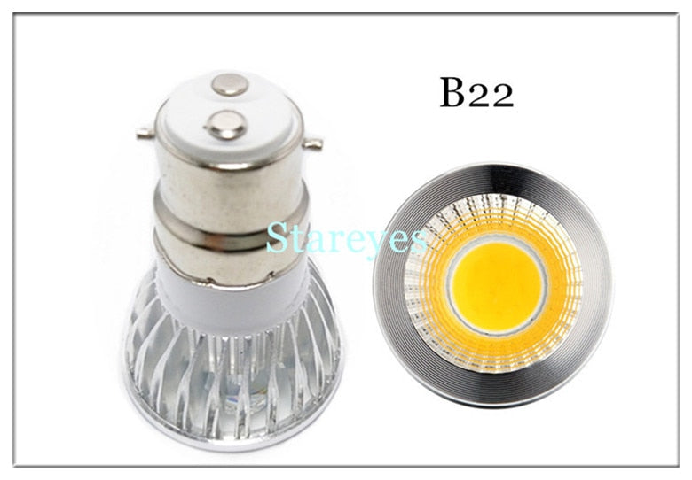 LED Dimmable 3W 5W GU10 E27 B22 E14 GU5.3 MR16 LED COB Spotlight led downlight Bulb droplight light lamp Light lighting