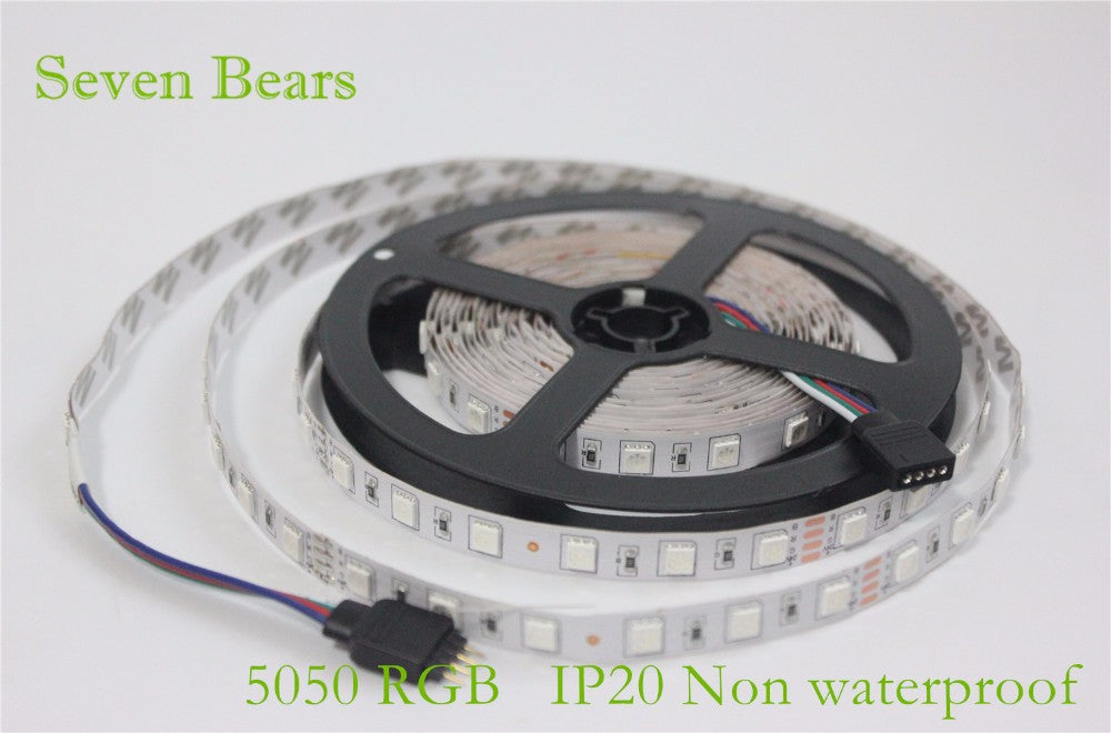 SMD5050 RGB LED Strip Waterproof 5M 300LED DC 12V 24V CCT RGBCCT RGBW RGBWW WHITE WARM WHITE Fita LED Light Strips Flexible