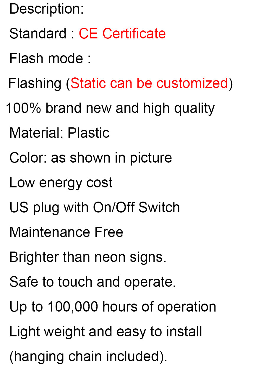Super Brightly Led Open Store Business Shop Neon Signs Animated Motion Running with Switch US/EU/AU/UK Plug Indoor