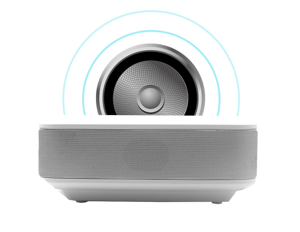 LED Mini Projector D40W,Video Beamer for Home Cinema.1600 Lumens, Support HD, Wireless Sync Display For iPhone/Android Phone