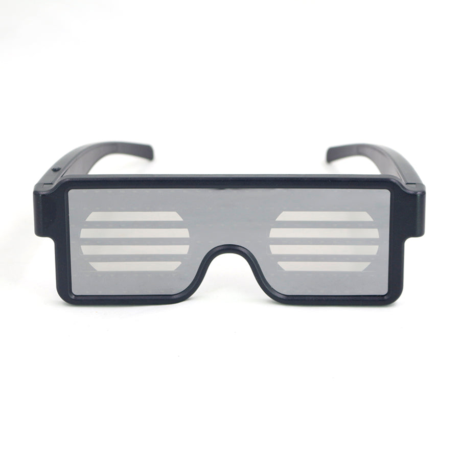 Quick Flash Led Party Glasses USB charge Luminous Glasses Christmas Concert light Toys