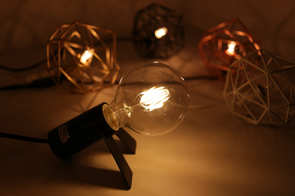 Filament Bulb G80 G95 G125 Big Global light bulb 2W 4W 6W 8W filament bulb E27 clear glass indoor lamp AC220V