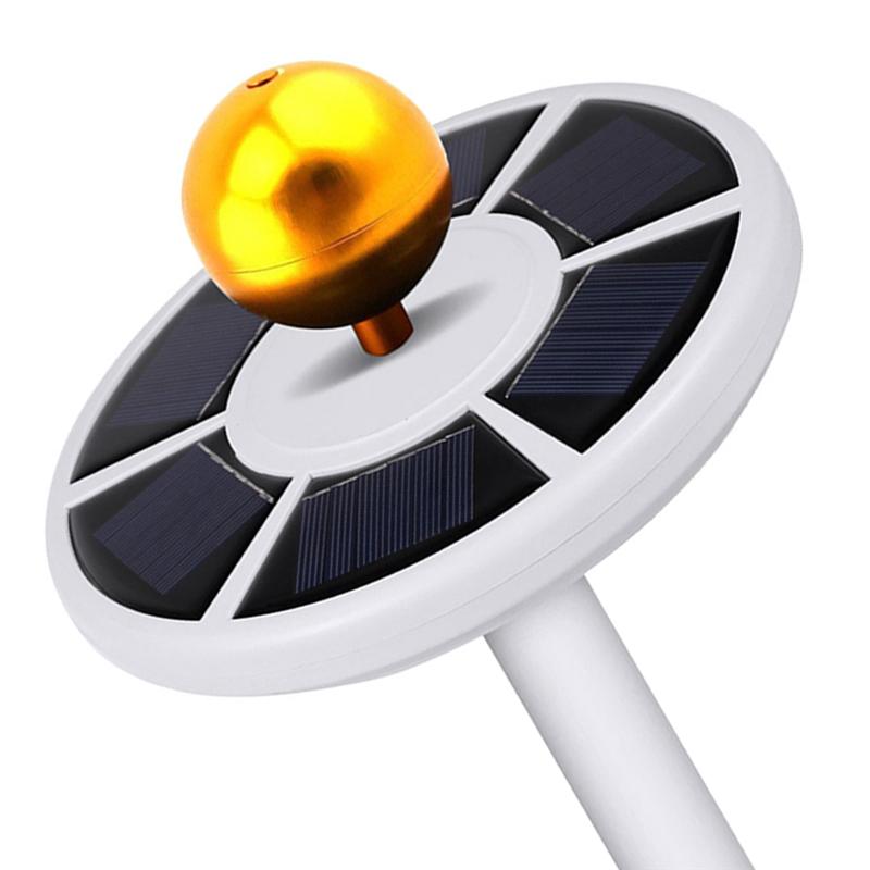 Solar Flag Pole Lights 26 LED Super Bright Weatherproof Auto ON/OFF Night Light for Camping Home Yard Farm Emegency Light