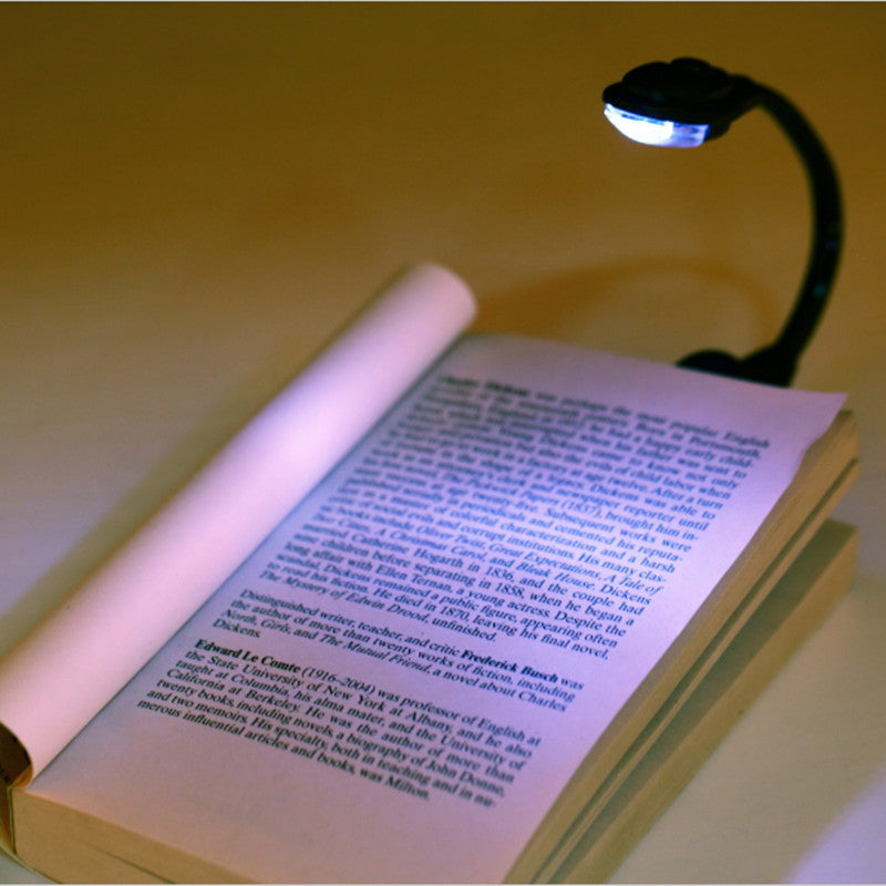 Led Book Light Mini Clip-On Flexible Bright LED Lamp Light Book Reading Lamp For Travel Bedroom Book Reader Christmas Gifts