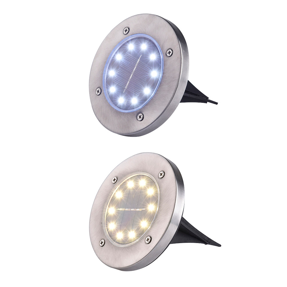 LED Solar Garden Light Solar Power Energy Ground Lawn Lamp With Sensitive Light Sensor Waterproof Outdoor Lights