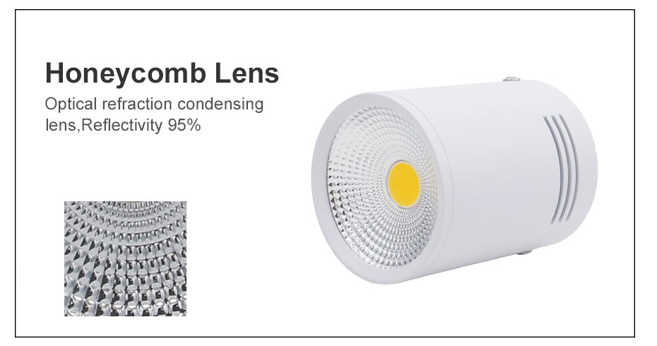 LED Downlights 3W 5W 7W 10W 15W Ceiling Lamps Spot Light AC85-265V Surface Mounted Down Light White/Warm white