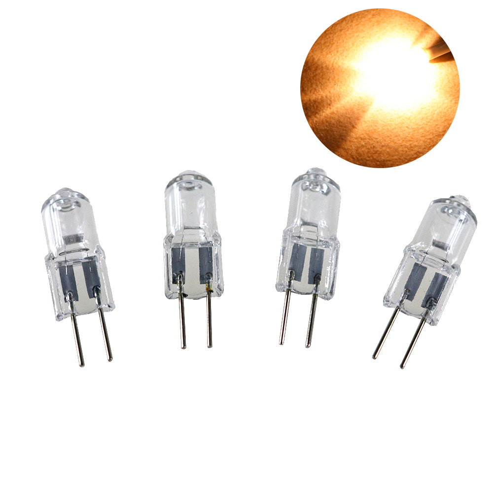 Halogen G4 AC12V 5W 10W 20W 35W 50W Lamp G4 Halogen Light Warm Bulb G4 Base Clear Halogen inserted crystal lamp