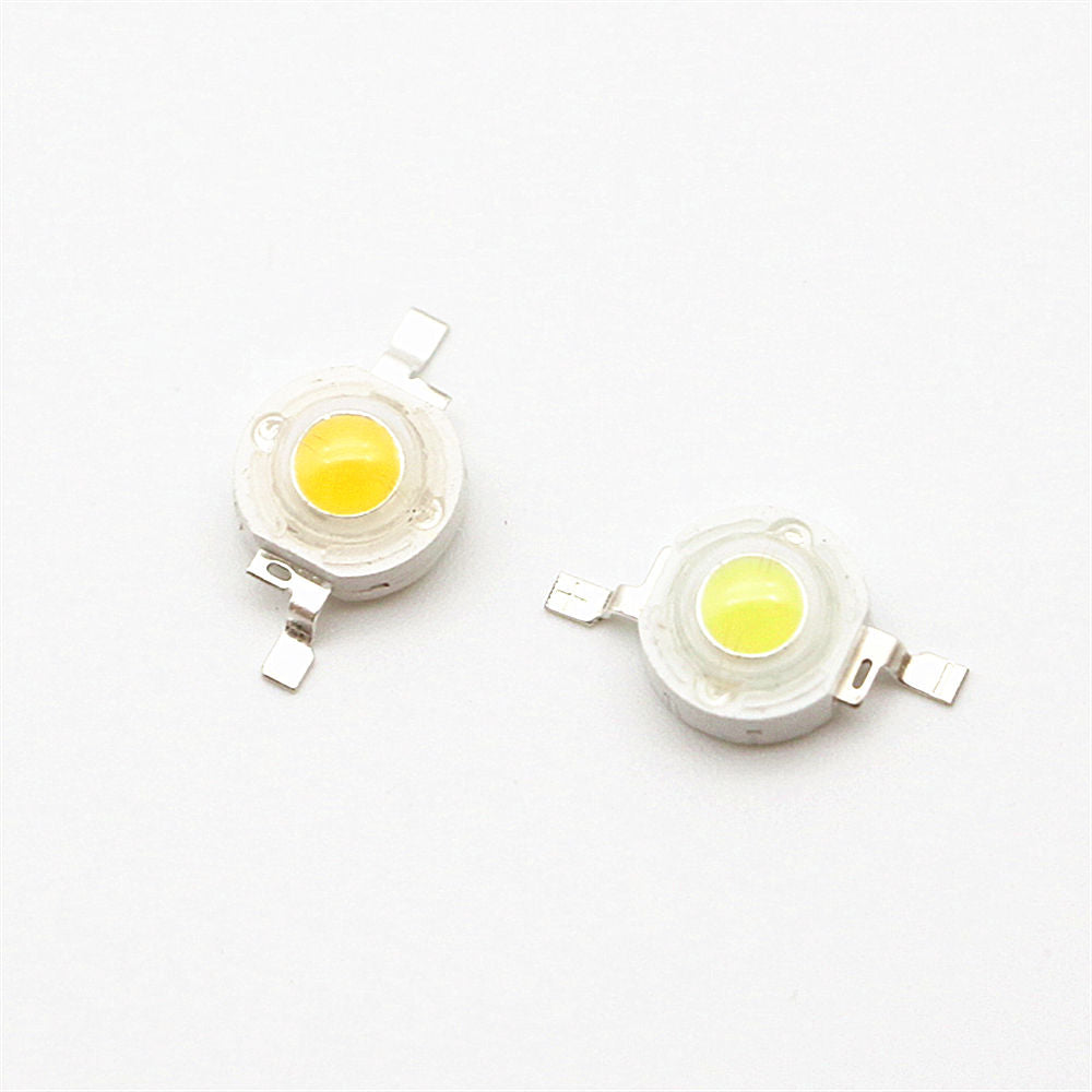 Full Wattage 10Pcs/Lot Real 1W 3W High Power LED Lamp Bulb Diode SMD 100-220LM LED Light Chip For Lawn Ceiling Spot light Downlight