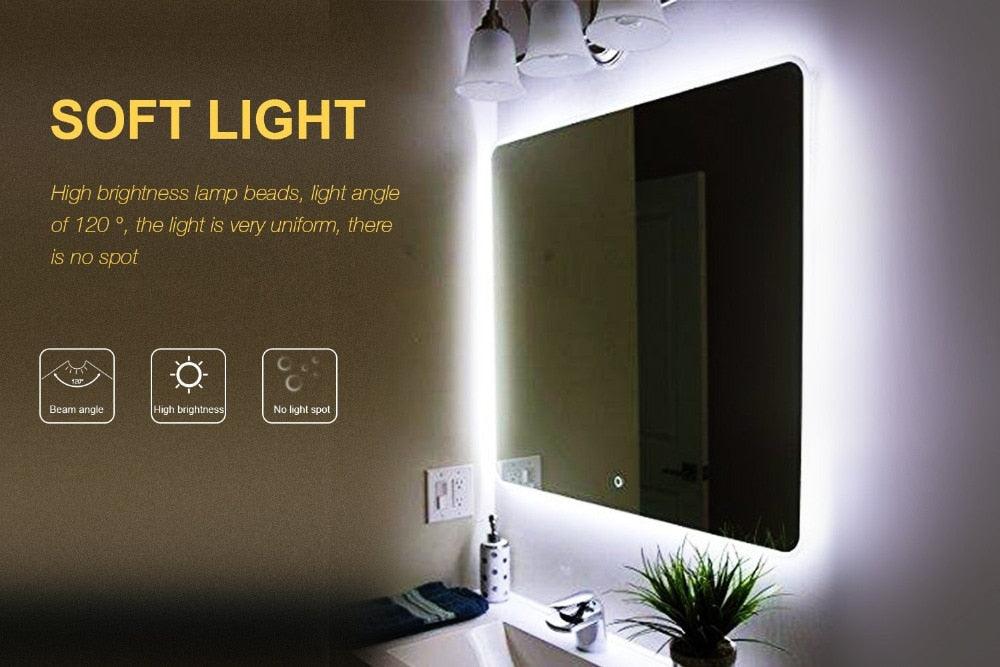 1 Set 300 LEDs Makeup Mirror Vanity Mirror Light with Dimmer Power Supply For Dressing Table With Manual Makeup Mirror Lights - LED Lights For Sale : Affordable LED Solutions : Wholesale Prices