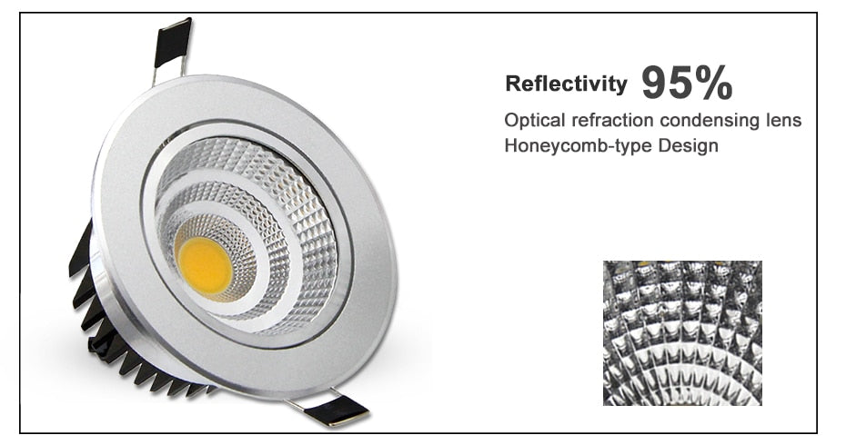 Dimmable LED Downlight COB Ceiling Spot Lighting 6W 9W 12W 15W Led Bulb Bedroom Kitchen Indoor ceiling recessed Lights