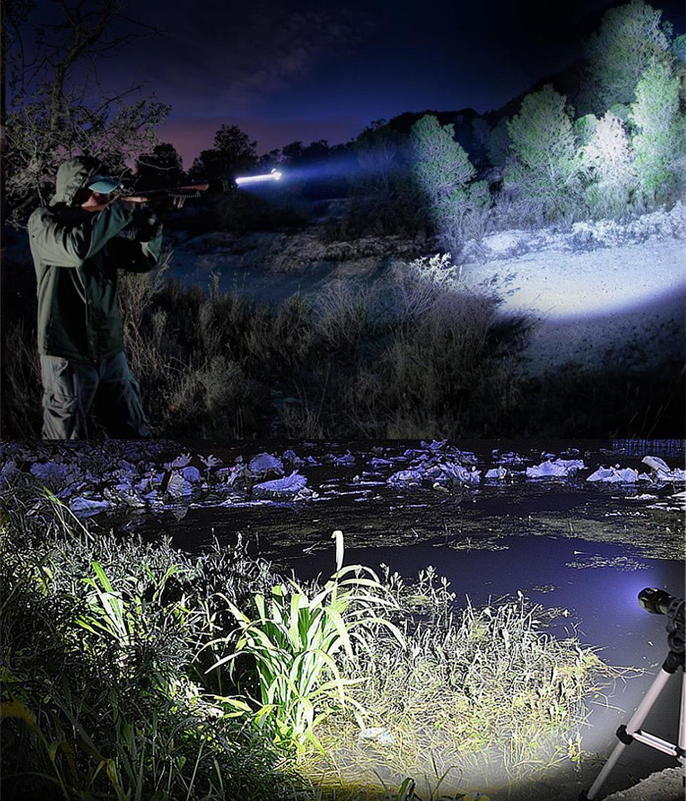 Led flashlight Ultra Bright torch T6/L2/V6 Camping light 5 switch Modes waterproof Zoomable Bicycle Light 18650 battery