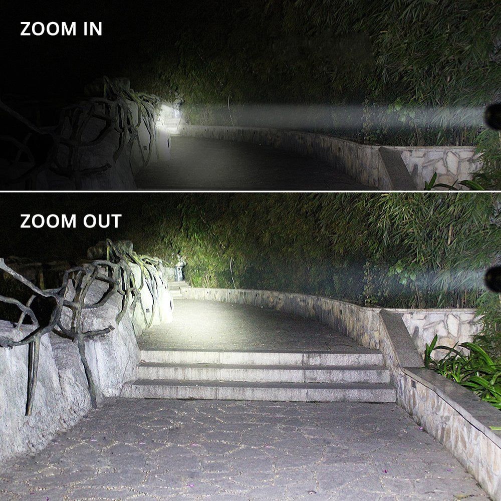 Led flashlight Ultra Bright torch T6/L2/V6 Camping light 5 switch Modes waterproof Zoomable Bicycle Light 18650 battery