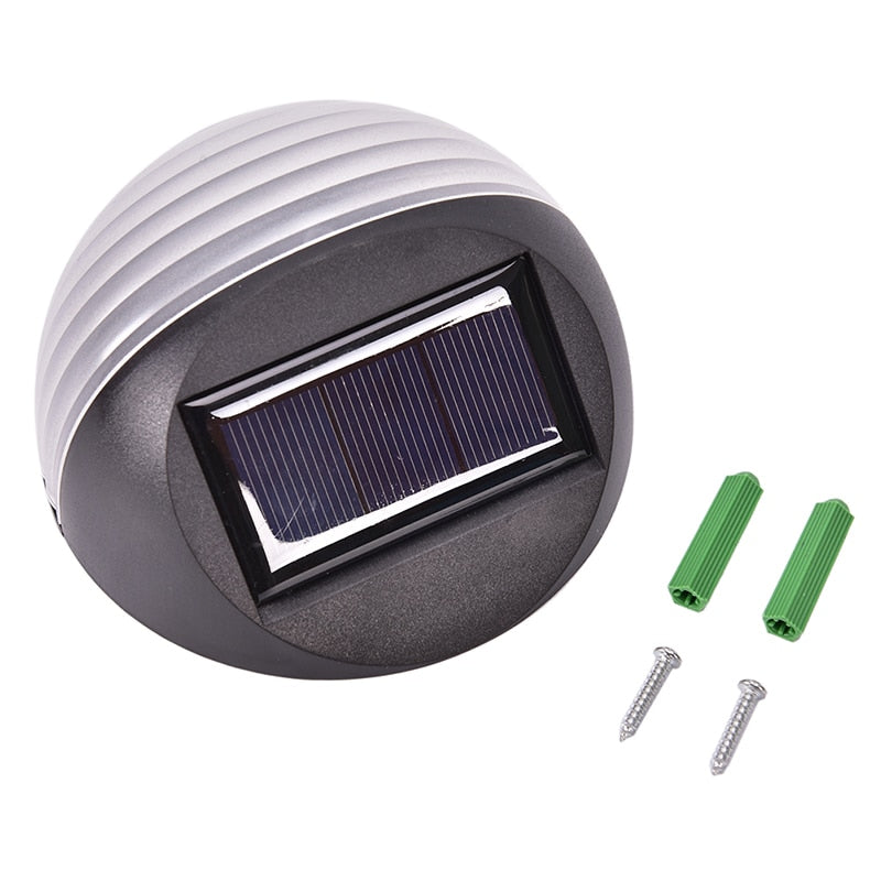 LED Light Lamp Waterproof 6 LED Lamp Outdoor Garden Decoration Solar LED Power Panel Landscape Lawn Fence Wall