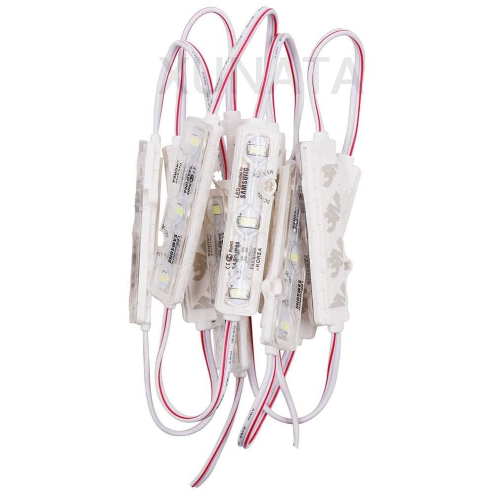 Chip SMD 5630 3 LED Module Lighting DC12V IP68 Waterproof Superbright Red Blue Green White Led Modules