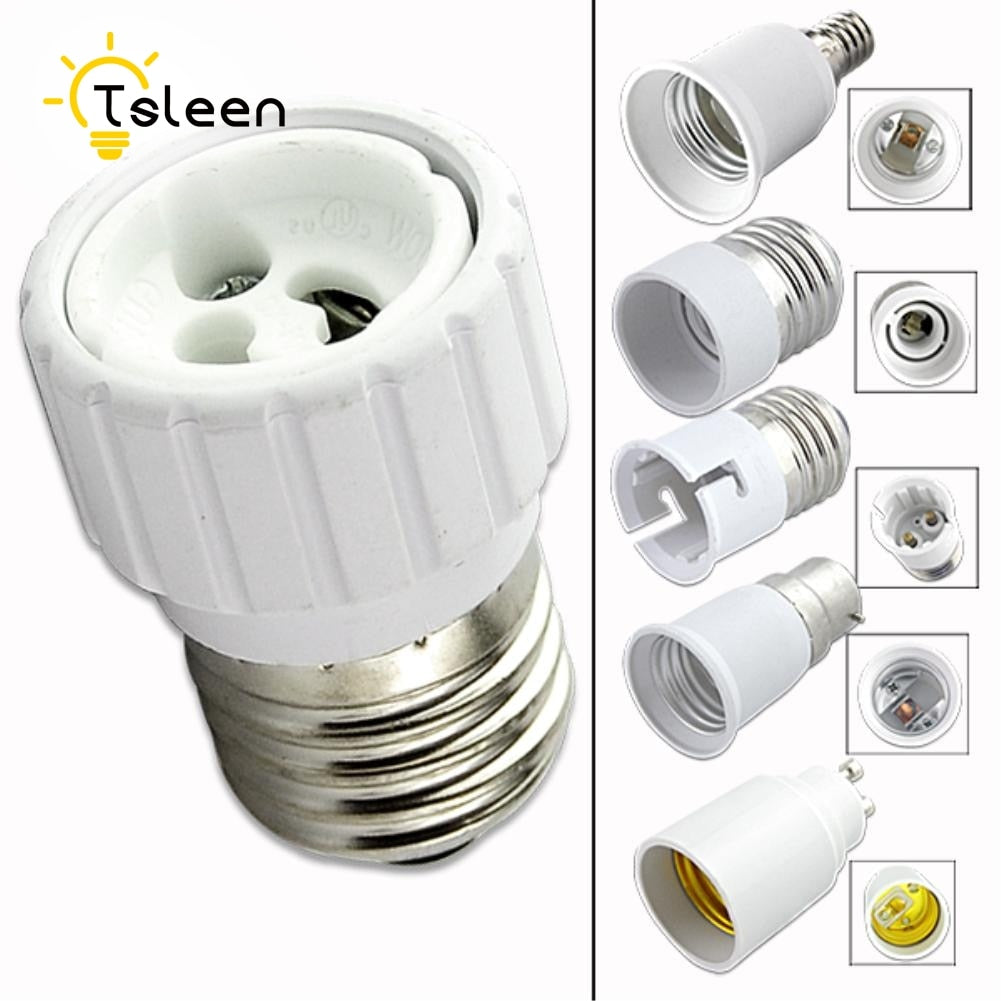 E27 to GU10 Converter LED Light Lamp Bulb Adapter Adaptor Screw Socket ceramic material E27 TO GU10 SOCKET BULB BASE