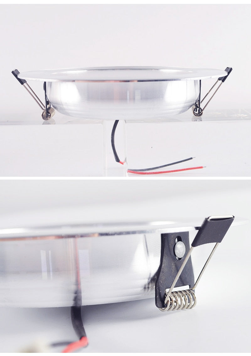 Kaguyahime LED Spot Light 5W 9W 15W 18W Silver White Ultra Thin AC 110V 220V Round Recessed LED Downlight LED Spot Lighting 12W