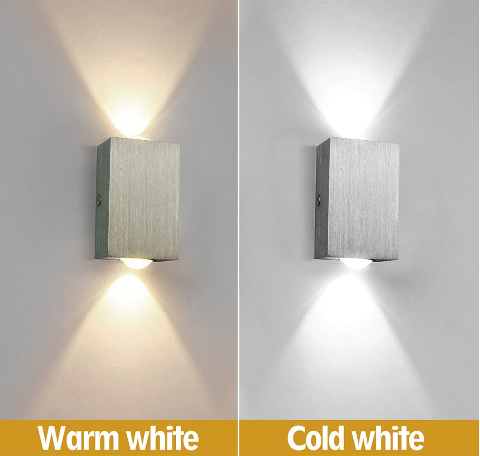 Led Wall Lamp Modern Sconce Stair Lighting Fixture Living Room Bedroom Bed Bedside Indoor Light Home Hallway Loft Irregular