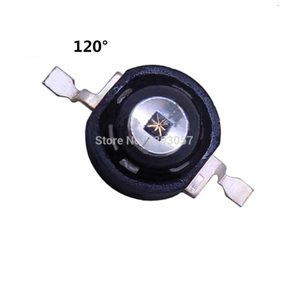5 PCS 3W Infrared IR High Power LEDs Emitter CCTV Camera IR Diode for Security Black LEDs 850nm 940nm 3W 700mA