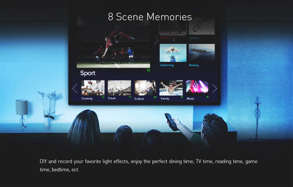 LED Dimmer Switch PWM Wireless RF 2.4G 4-Zone Touch Remote Smart Home Wifi Relay DC12V 24V Controller for Single Color LED Strip