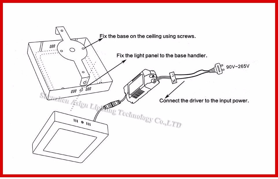 LED Panel Light 6W 12W 18W Surface Mounted LED Ceiling Lights AC85-265V Round Square LED Downlight 30 60 90pcs 2835SMD