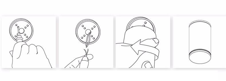 NEW fashion Art cube Ceiling Surface Mounted RA93 7W 12W 15W LED Downlight Light Adjustable irradiation angle