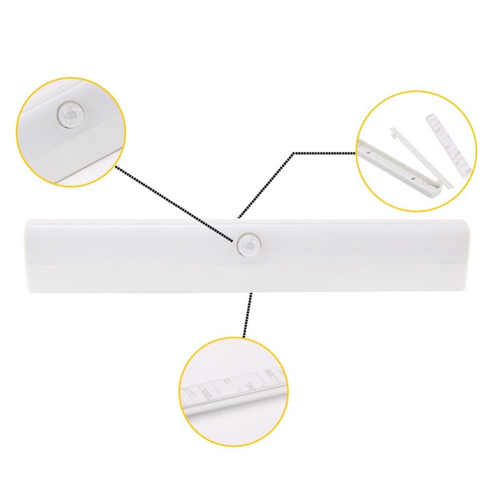 10 LED Wireless PIR Motion Sensor Light Intelligent Portable Infrared Induction Lamp Night Lights for Cabinet Closet Use 4*AAA - LED Lights For Sale : Affordable LED Solutions : Wholesale Prices