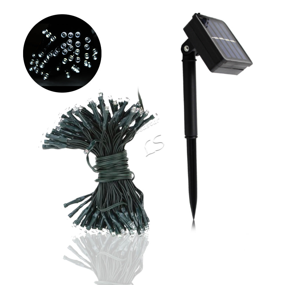 22M 200 Led Christmas Tree Garland Houses/Street Garden Waterproof Solar Chain String Fairy Lights Outdoor Valentines Decoration