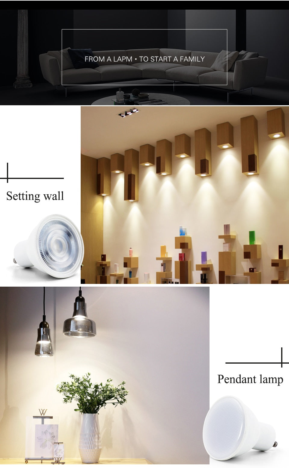 E27 E14 MR16 GU5.3 GU10 Lampada LED Bulb 6W 220V Bombillas LED Lamp Spotlight Lamparas Spot Light