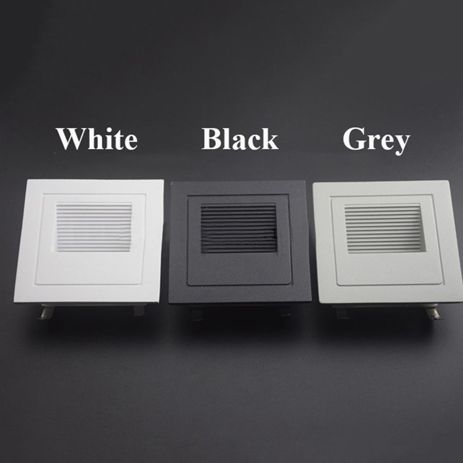 Outdoor Led Step Light IP65 Aluminum Embedded Staircase Corner Lamp Waterproof Recessed Wall Stair Lamp Footlight