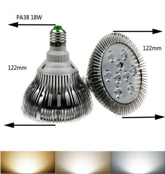 Ultra Bright Dimmable E27 E26 PAR16 PAR30 PAR38 9W 14W 18W 24W 30W 36W LED Light Bulb Lamp Spotlight Indoor Lighting 110V 220V