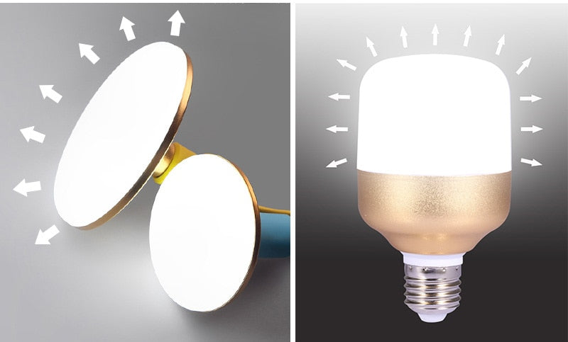 Led Lamps Bombillas Led E27 15W 20W 30W 40W 50W 60W Lampasa LED 220V 230V 240V Spotlights UFO B22/E27 Led Bulbs for Home Lighting