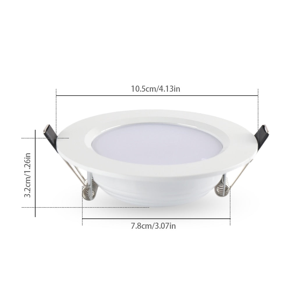 LED Panel Light With Remote Control 5W 10W RGB Round Downlight Lamp Ceiling Lights Indoor Lighting Spot Led Lights Decor