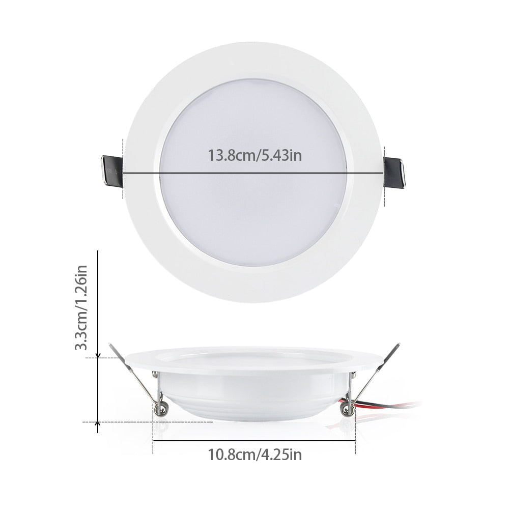 LED Panel Light With Remote Control 5W 10W RGB Round Downlight Lamp Ceiling Lights Indoor Lighting Spot Led Lights Decor
