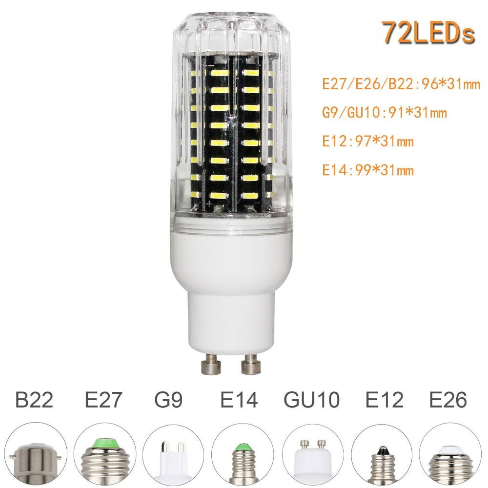 LED Corn Bulb 4014 SMD Light 10W 20W 25W 30W Lighting 36leds 72leds 96leds 138leds Ampoule Led Spotlight