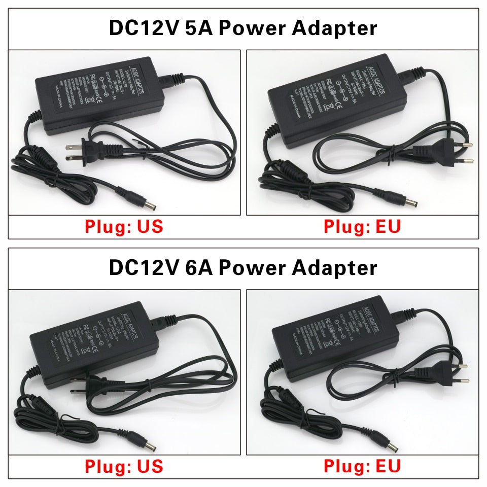 12V Power Supply DC12V Unit 1A 2A 3A 5A 6A Transformer AC 110V 220V 220 V to DC 12 Volts 12 V LED Driver for LED Strip