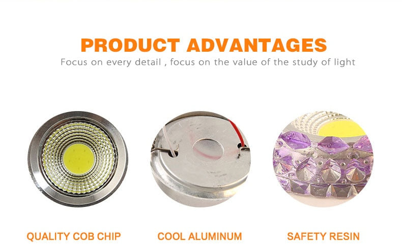 LED Colorful downlight COB AC100-230V 3W 5W 7W 9W 110V 220V led ceiling downlight rainbow RGB lamp ceiling spot light Magic color