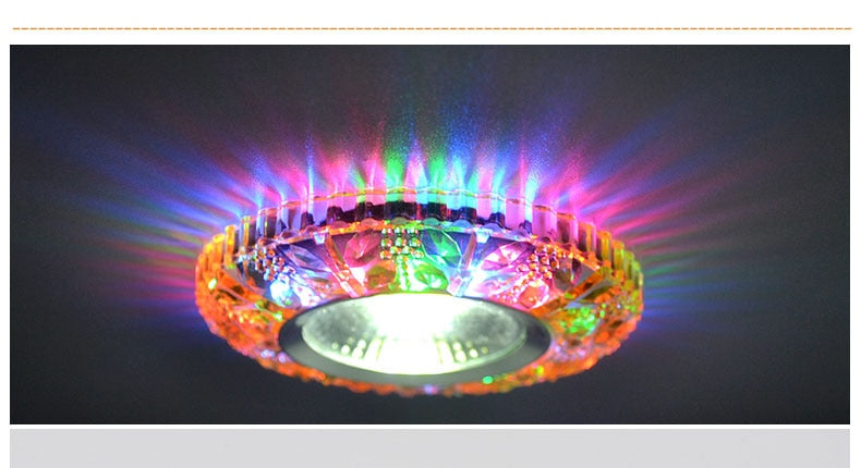 LED Colorful downlight COB AC100-230V 3W 5W 7W 9W 110V 220V led ceiling downlight rainbow RGB lamp ceiling spot light Magic color