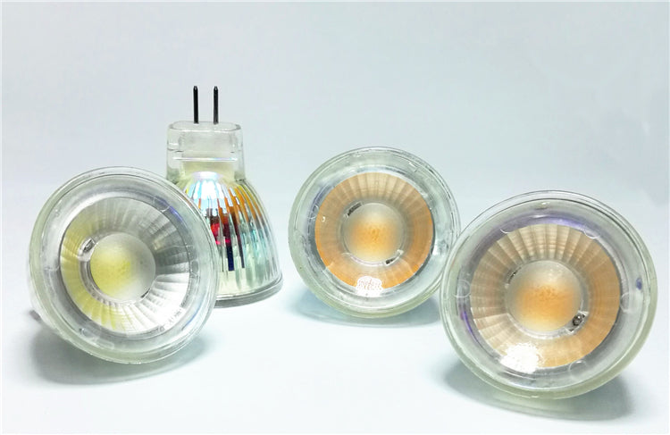MR11 COB Led Spotlight 12V 110V 220V Dimmable Led Lamp Bulb 3W 7W 9W LED Light Warm/Cold White GU4 Glass Bulb Energy Saving lamp